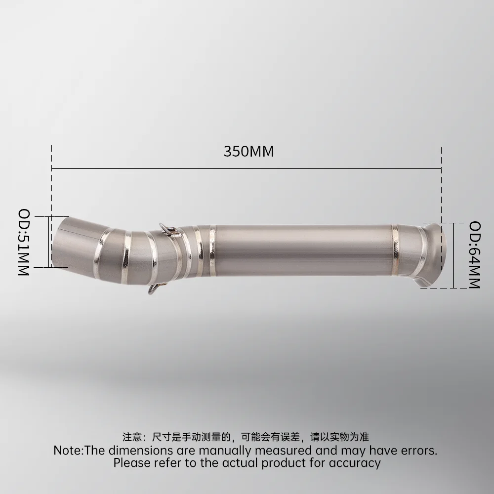 Factory Hot Selling Slip On For CFMOTO 800MT 800 Mt CF800-5A 2021 2022 Motorcycle Exhaust Escape Moto Modify Titanium Alloy Midd