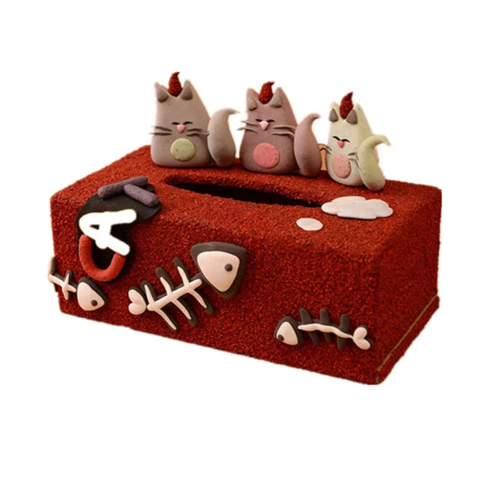 

5Pcs Blank Wooden Tissue Box DIY Craft Napkin Holder Storage Box for Home Office Car Hotel Use Tissue Holder for Craft