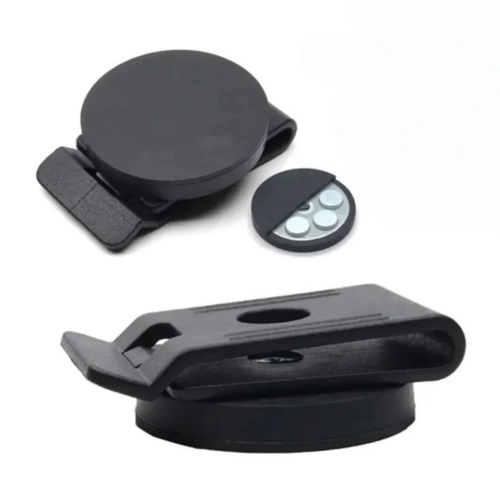 Adjustable Strong Magnetic Plastic Waist Clip Round Disc Belt Buckle Portable Suction Cup Holder Screw Hardware Storage Tool