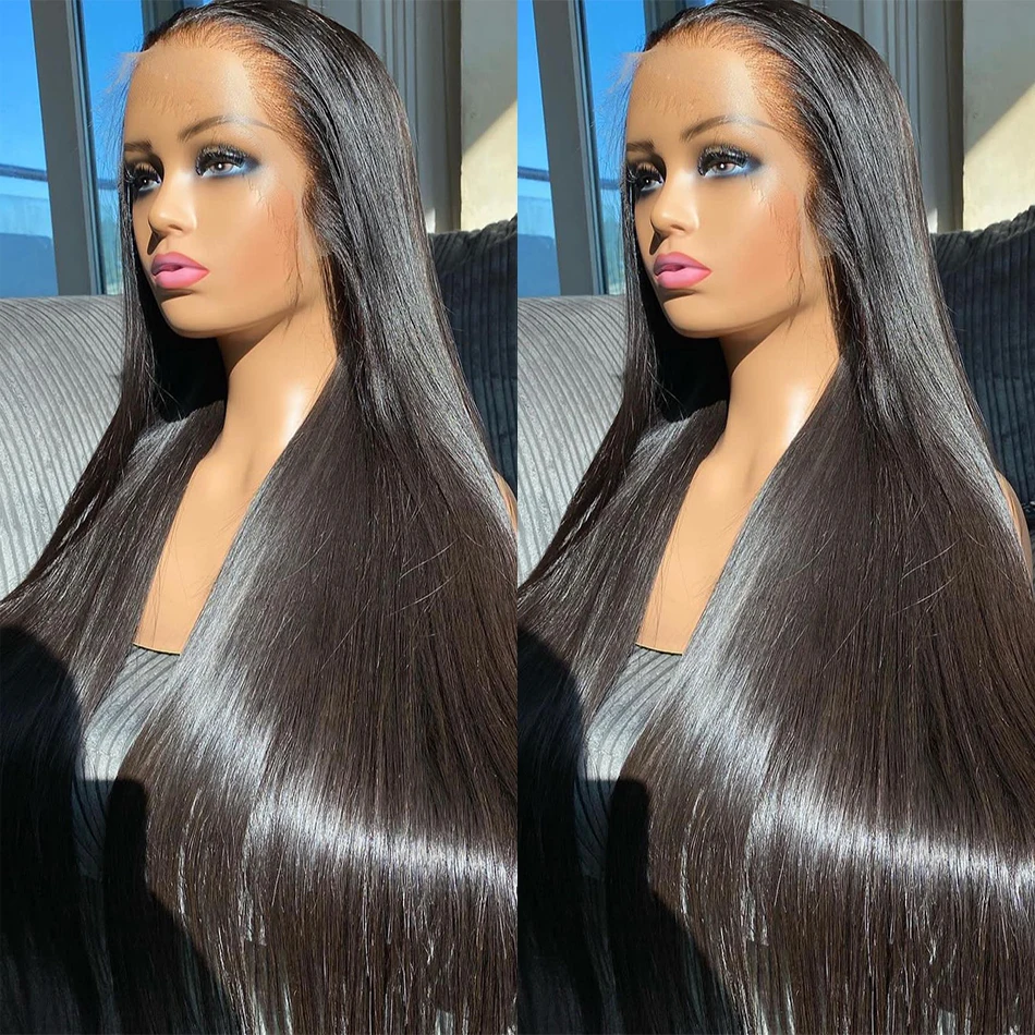 13x4 Hd Lace Frontal Wigs Human Hair Glueless 13x6 Bone Straight Lace Front Wig For Black Women Pre plucked 360 Lace Front Wig