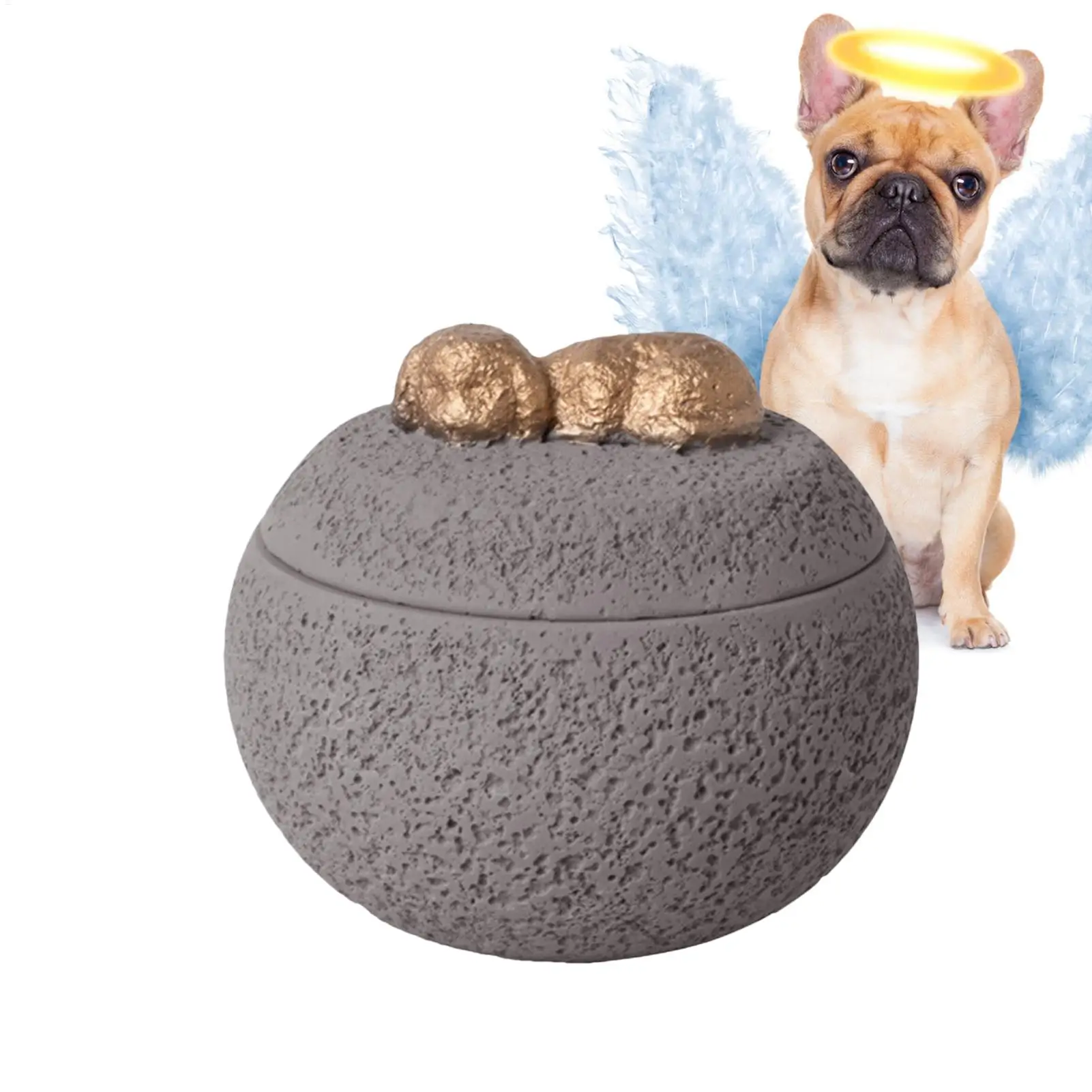 

Dog Ashes Box Dog Ashes Keepsake Memorial Urns Smooth Keepsakes Container Coffin For Commemorative Puppy Remembrance Sympathy