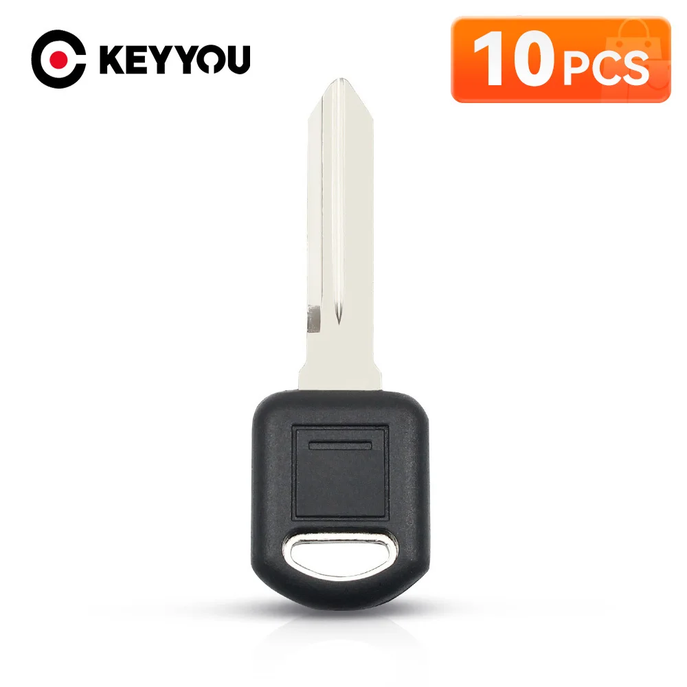 

KEYYOU 10 шт. чехол для транспондера с необрезанным лезвием для Buick PK3 GL8 FirstLand Excelle, чехол для транспондера без чипа