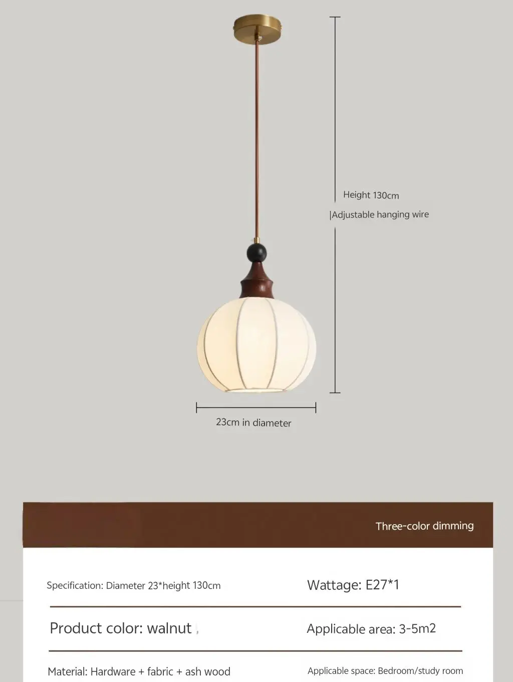 European style vintage bedroom chandelier, Southeast Asian style fabric bedside lamp, Chinese style Zen tea room chandelier