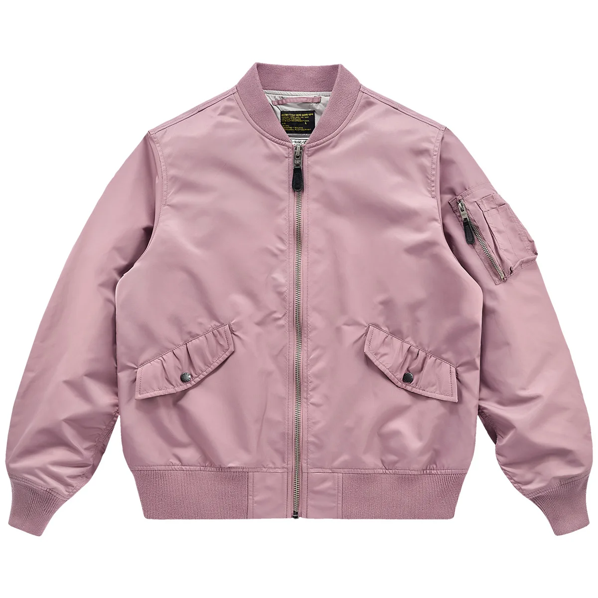 

VIP-куртка для пар Ma Pilot Jaet, тонкая, укороченная, женская, весенне-осенняя, свободного кроя, в бейсбольном стиле, модная, брендовая, нейлоновая, однотонная