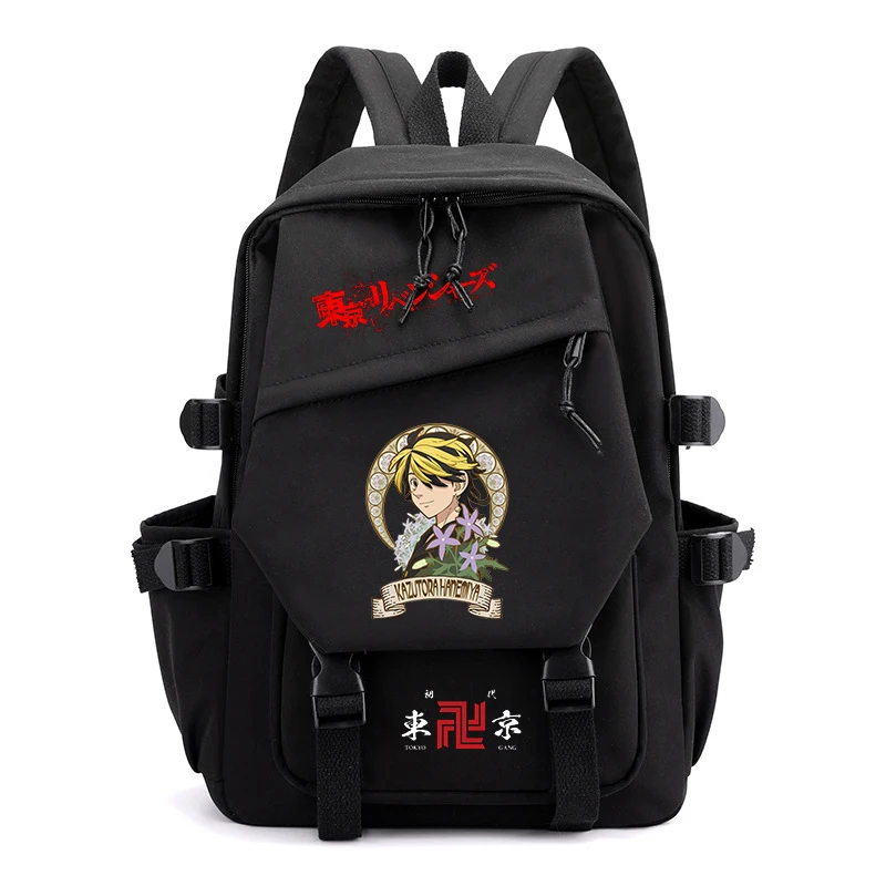 Tokyo Revengers Women Nylon Waterproof Schoolbags Cute Travel Bag Notebook Backpacks