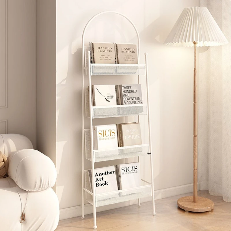 Arched Home wall bookshelf Magazine Living room Floor-to-ceiling bookshelf Multi-layer simple podstawka pod książkę furniture