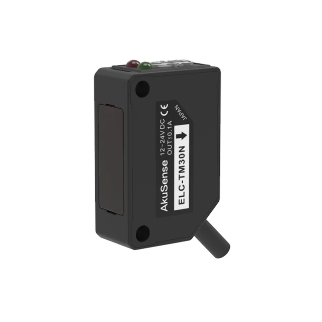 AkuSensen Laser Thru-beam 30 M 12~24V DC Square Type High Frequency Laser Beam Sensor