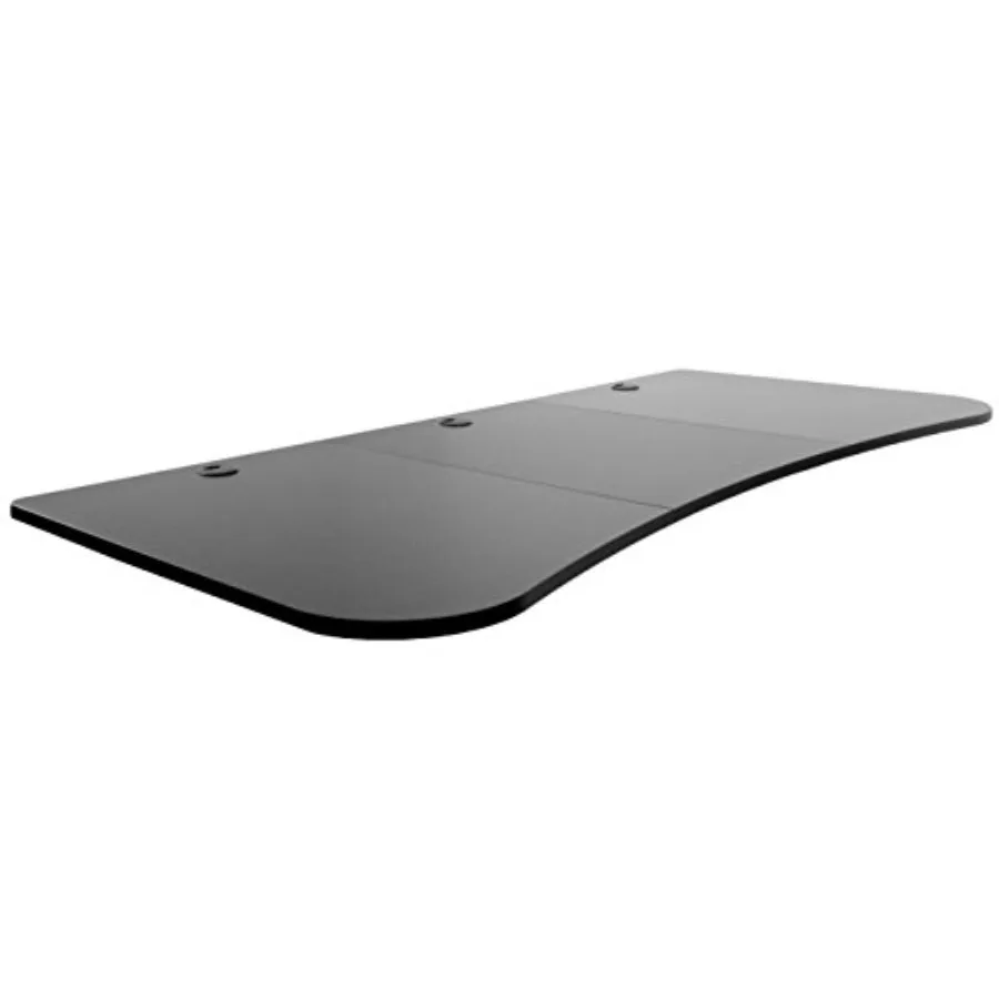 63 x 32 inch Universal Table Top for Standard and Sit to Stand Height Adjustable Home and Office Desk Frames Black Desktop