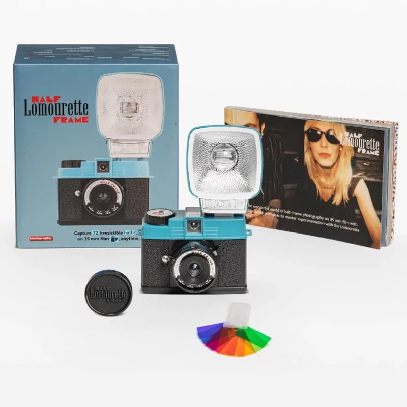 

For Lomography Diana F+ Medium Format Camera Retro 120 Film camera with Flash Film Camera Vintage Music Magic Film