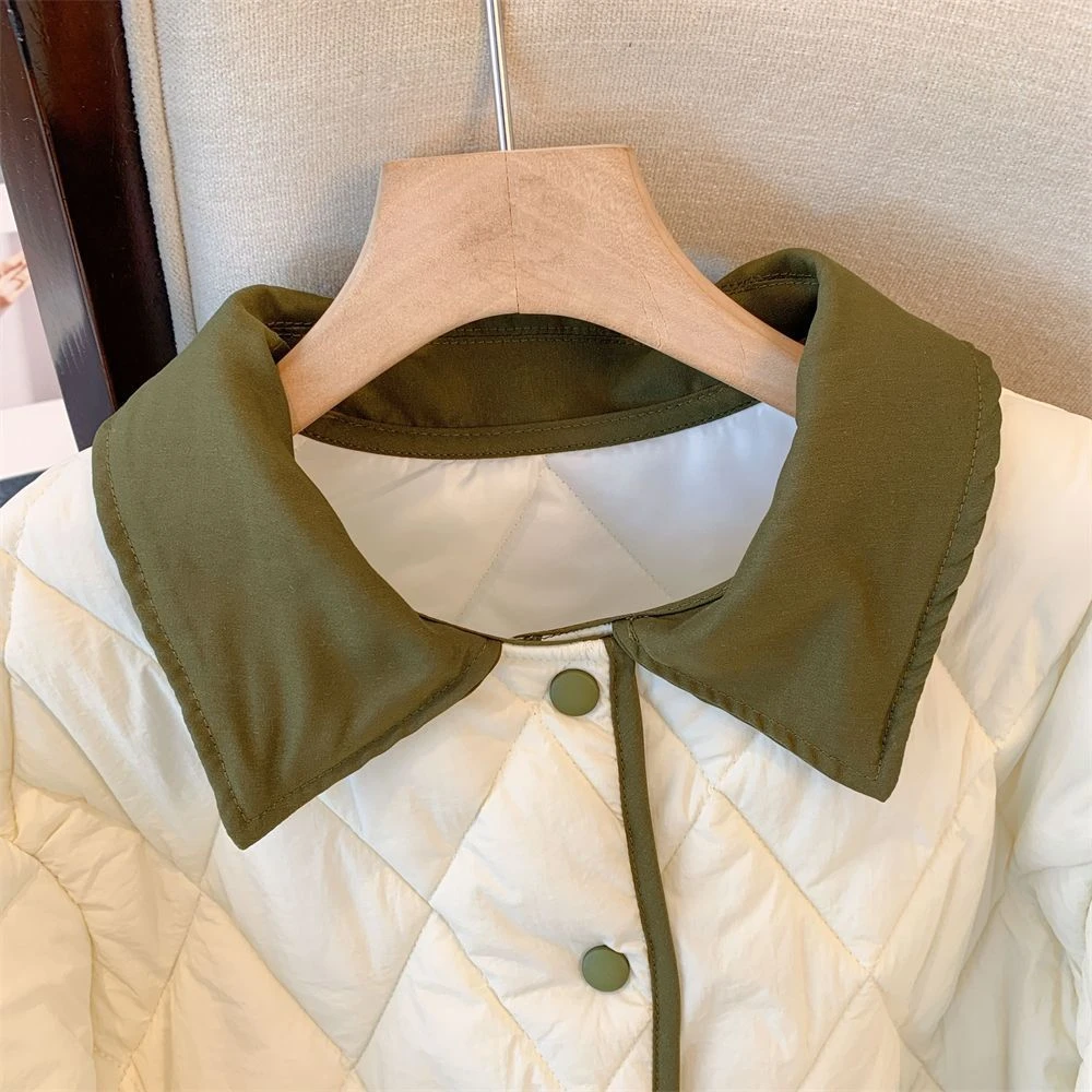 Lightweight Padded Cotton Jaet Women's Winter 2026 New Sle Unique Beautiful Super Cute Quilted Outerwear Luxury Loose Fit