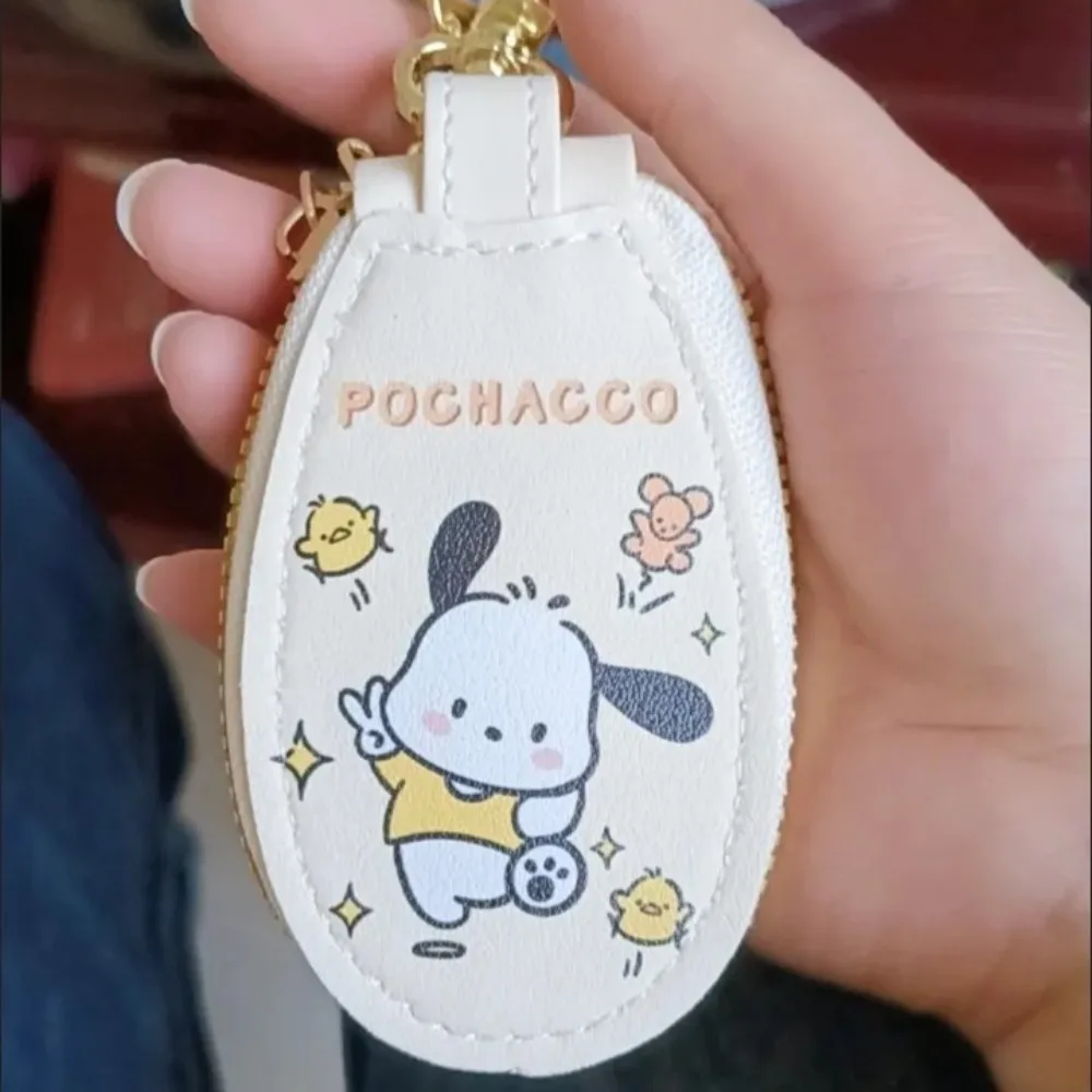 

Kuromi Pochacco Key Storage Bag Cute Cartoon Originality Zipper Keycase New Fashion Delicate Versatile Schoolbag Pendant Gifts