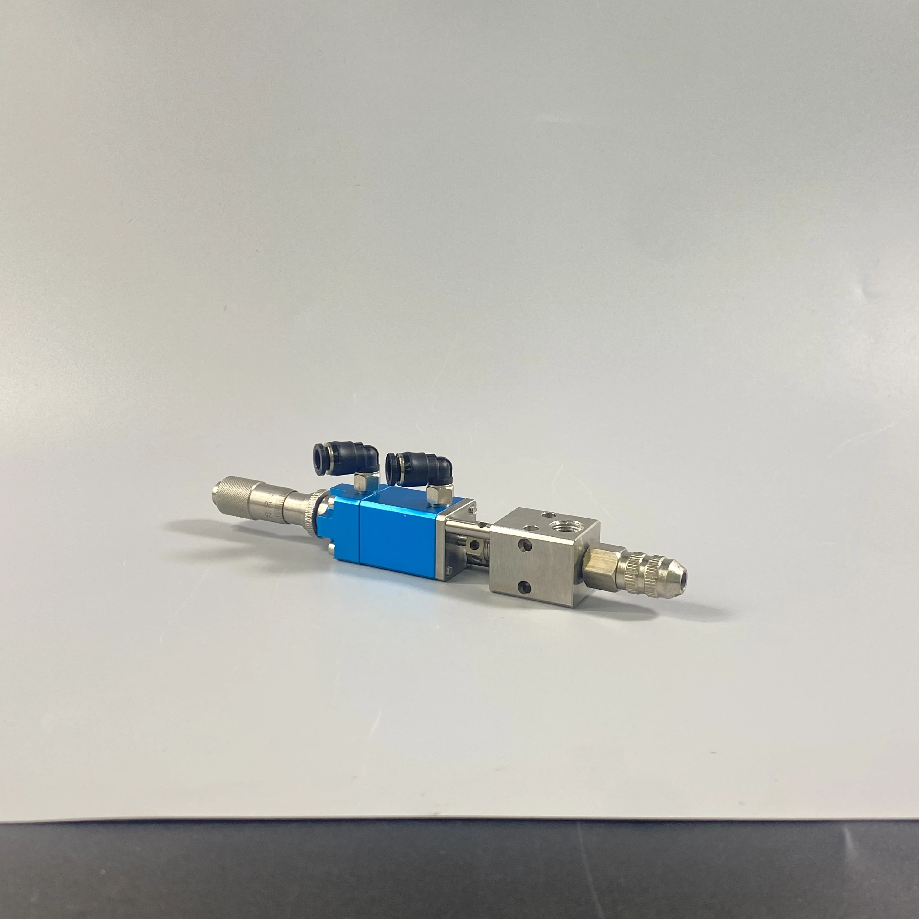 

21B игольчатый дозирующий клапан, прецизионный двойного действия, тип наперстка, клеевой клапан, автоматическая дозирующая машина, тип наперстка, клеевой клапан