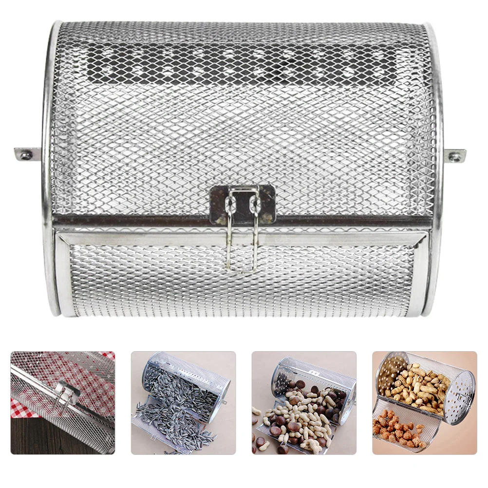 

Rack Rotisserie Deep Frying Pan Grilling Accessories Stainless Steel Pans Portable Air Fryer