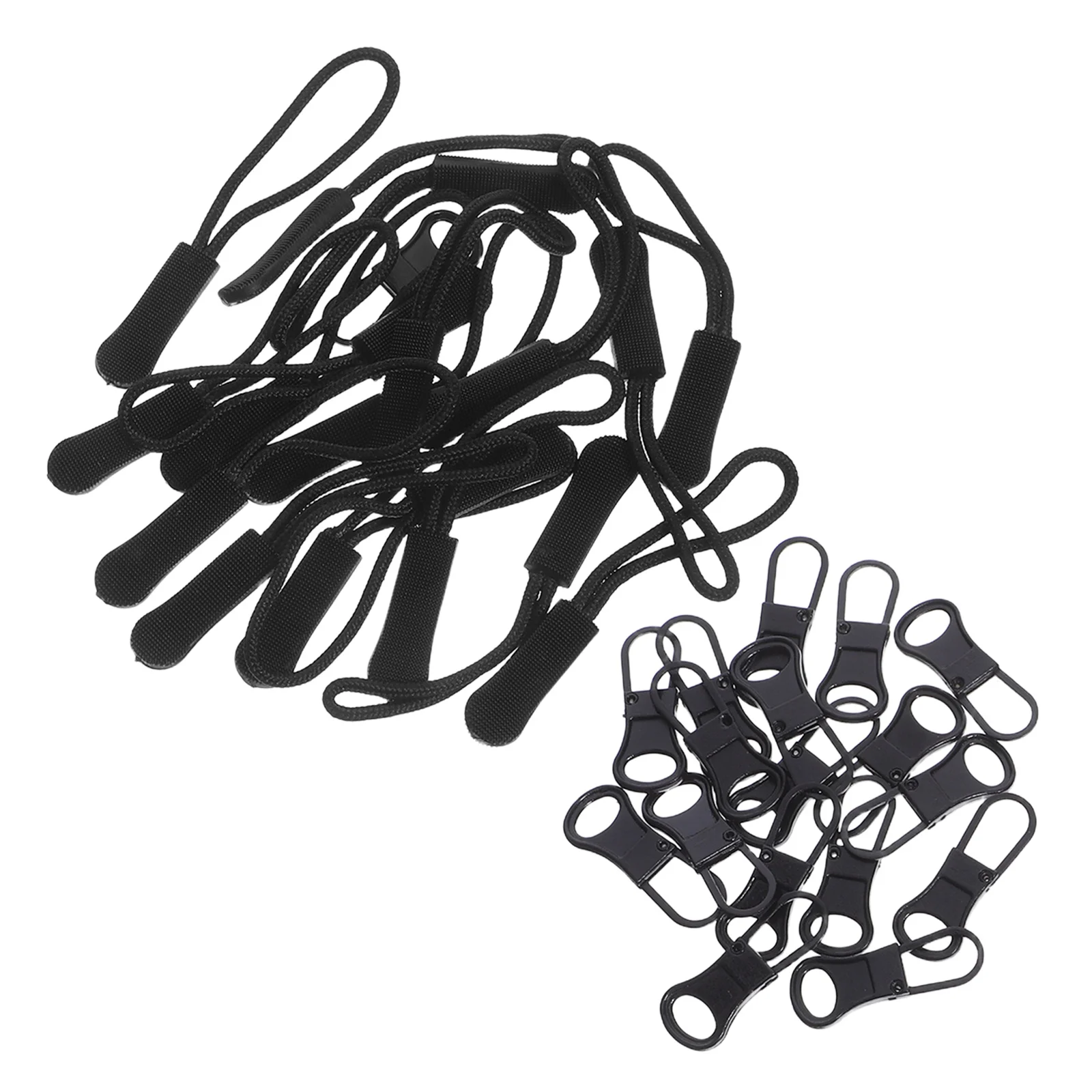 

4Set Detachable Zipper Pull Replacement Universal Metal Alloy Repair Kit for Backpacks Jackets Luggage Boots Purses Anti-Slip