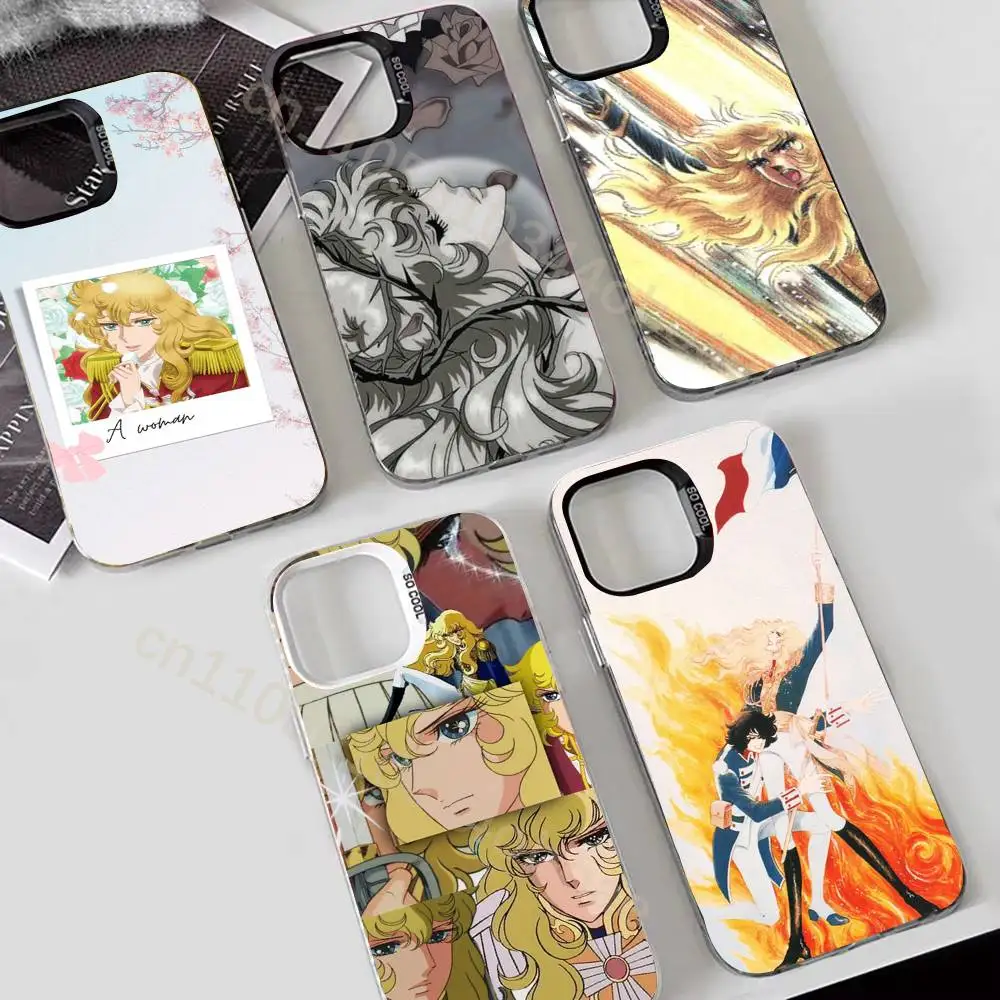 

Rose of V-Versailles Lady Oscar Phone Case For iPhone 17,16,15,14,13,12,11,Pro,Max,Plus Shockproof Cover