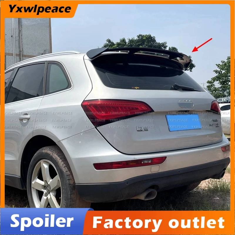 

For Audi Q5 2010-2017 Roof Spoiler High Quality ABS Material Unpainted Color Rear Trunk Wing Body Kit Accessories