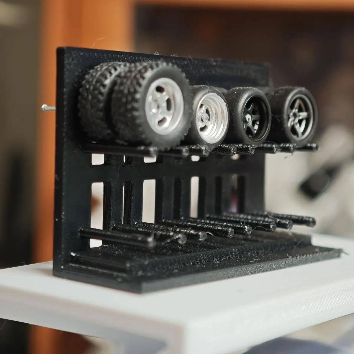 

3D Printed Plastic Tyre Display Rack Sand Table Scene Diorama