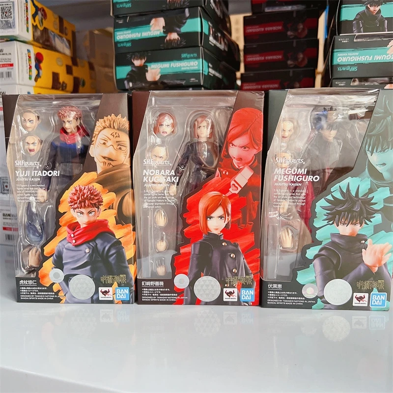 

Original Bandai Shfiguarts Jujutsu Kaisen Figure Gojo Satoru Itadori Yuji Fushiguro Megumi Kugisaki Nobara Anime Model Toy Gift