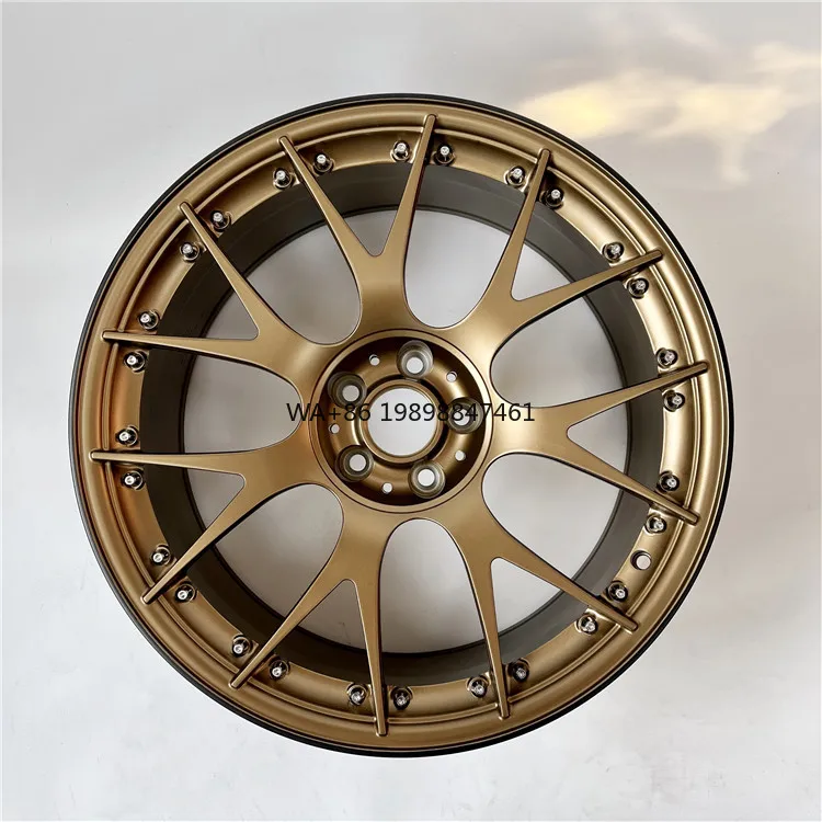 

Borze 20 Inch Special Bronze Forged One Piece Cast New Passenger Car Wheels 5x120 PCD Available 19 19+ 25 30 40mm ET