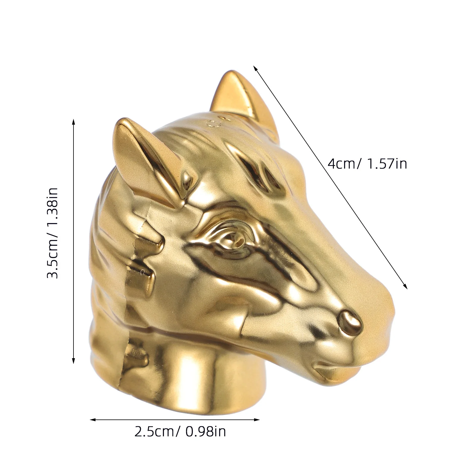 5Pcs Horse Zodiac Perfume Bottle Cap Stylish Decorative Accessory Universal Fit Fresh Look Gift 2026 Year of The Horse