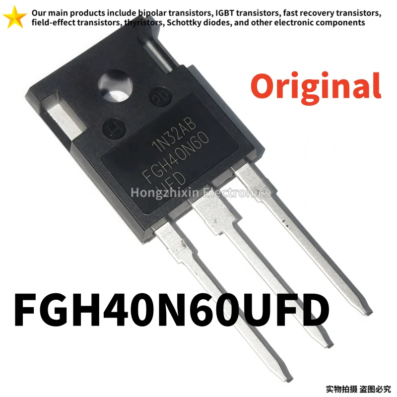 

10PCS NEW Original FGH40N60UFD FGH40N60 40N60UFD 40N60 TO-247 40A600V Inverter welding machine IGBT power tube
