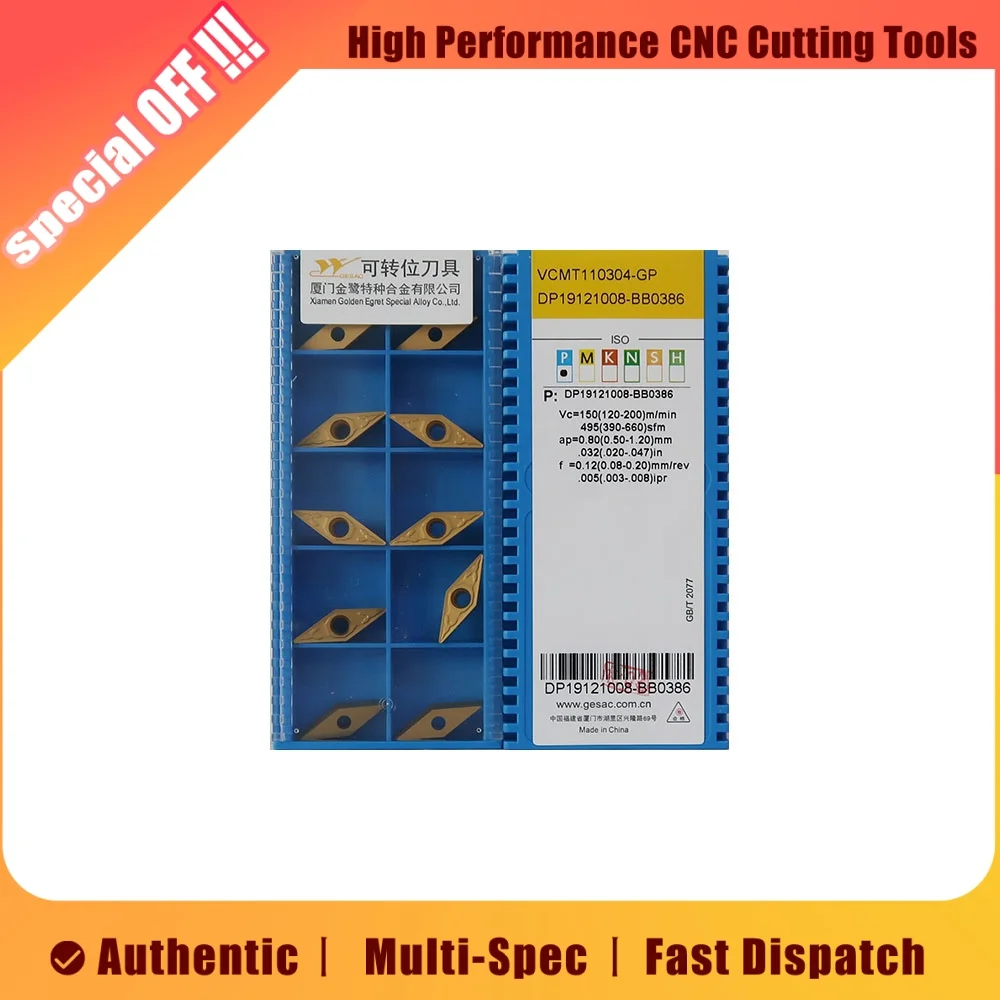 

Оригинальная токарная пластина VBMT VCMT GK1115 GP1225 GP91TM VBMT160404-GP GK1115 VBMT160408-GP GK1115 VCMT160404-GP GP1225