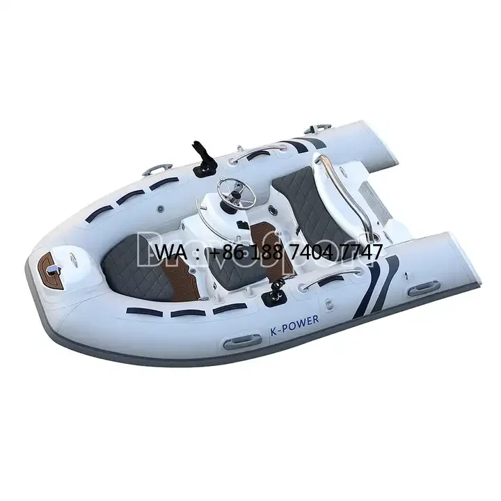 Hot Sale White 300cm Inflatable Rib Fishing Boats RIB-300 Hypalon Rescue Electric Boat