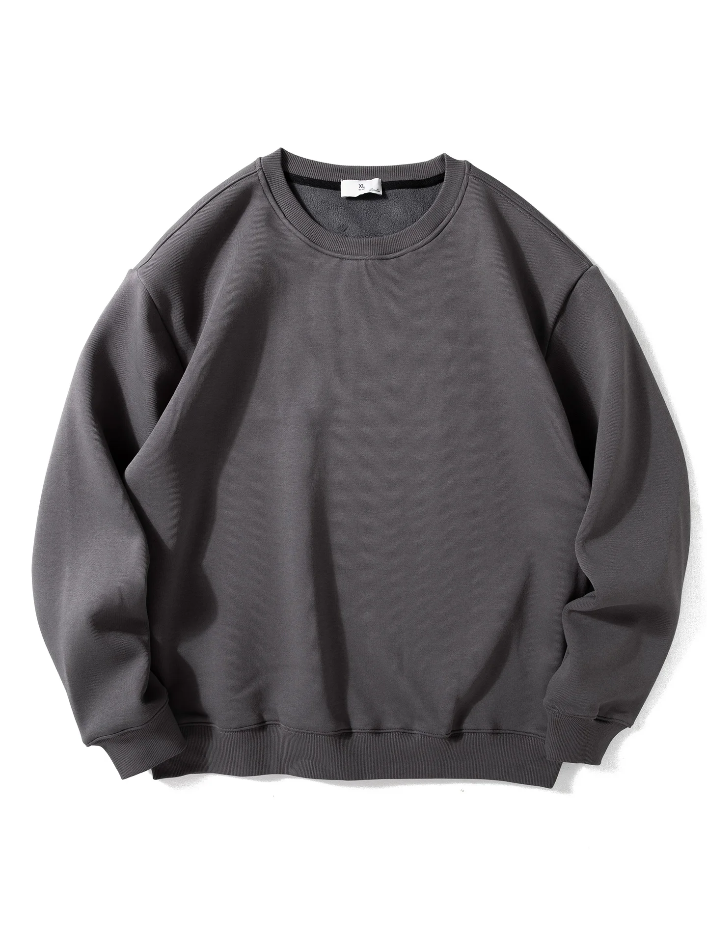 

Утепленная флисовая толстовка с круглым вырезом для мужчин, повседневная, свободного кроя, осенне-зимняя, новинка, мягкая, теплая, с капюшоном, для молодежи и студентов