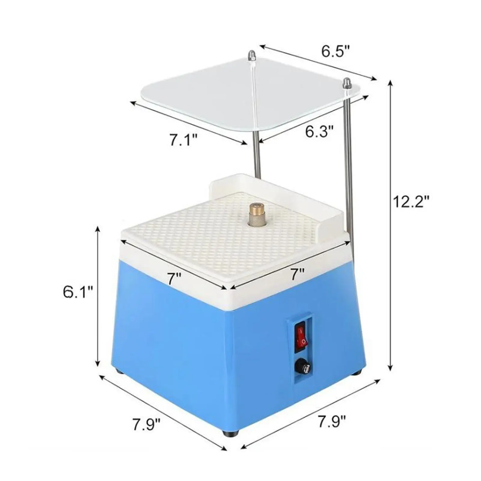 Mini Glass Grinding Tool Automatic Water Supply Device for Stained Glass Beginner Kit DIY Hobby