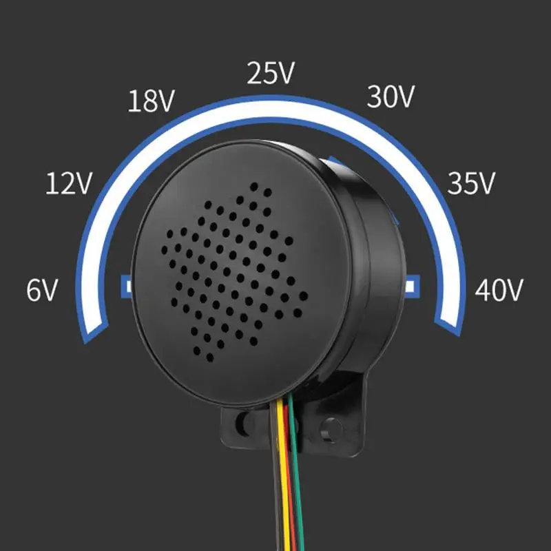 12-24V 110 Decibles Backup Siren Beeper Buzzer Sound Warning Alarm Car Truck Vehicle Horn For Most Car Accessories