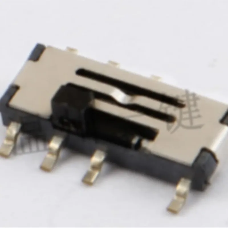 100PCS MST-23C02 MINI slide switch 2P3T SMT SMD 8 pin 3 position mini toggle switches micro slide switches with spot