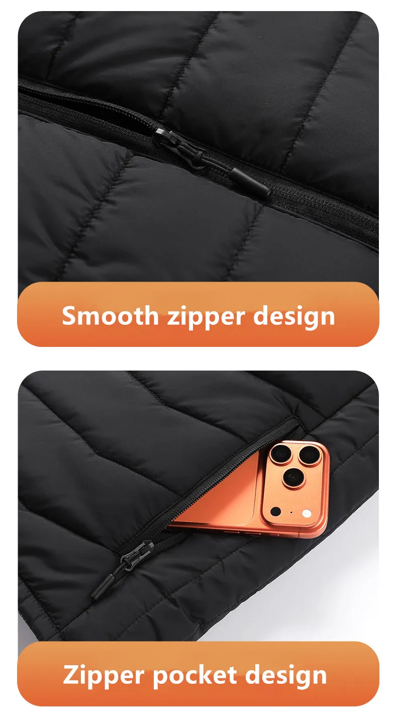 Neue intelligente Heizweste mit 28 Zonen für den Winter, dicke und warme Heizweste für Herren und Damen (ohne Powerbank) – Detail 11