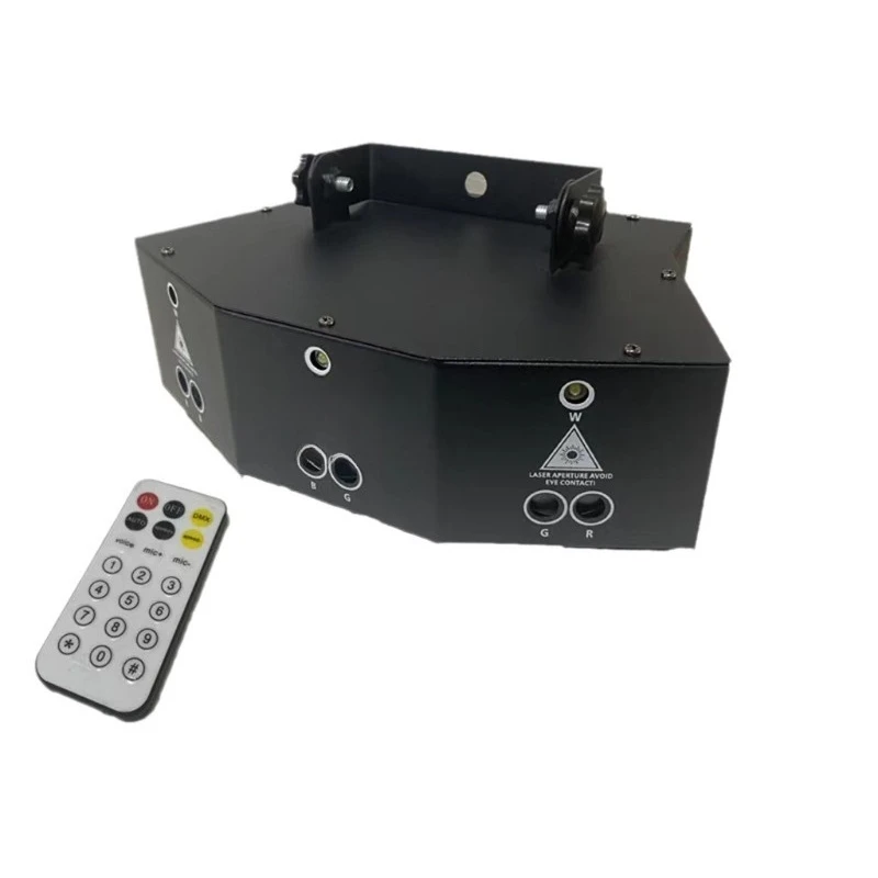 

Fan-shaped nine-eye colorful scanning laser light
