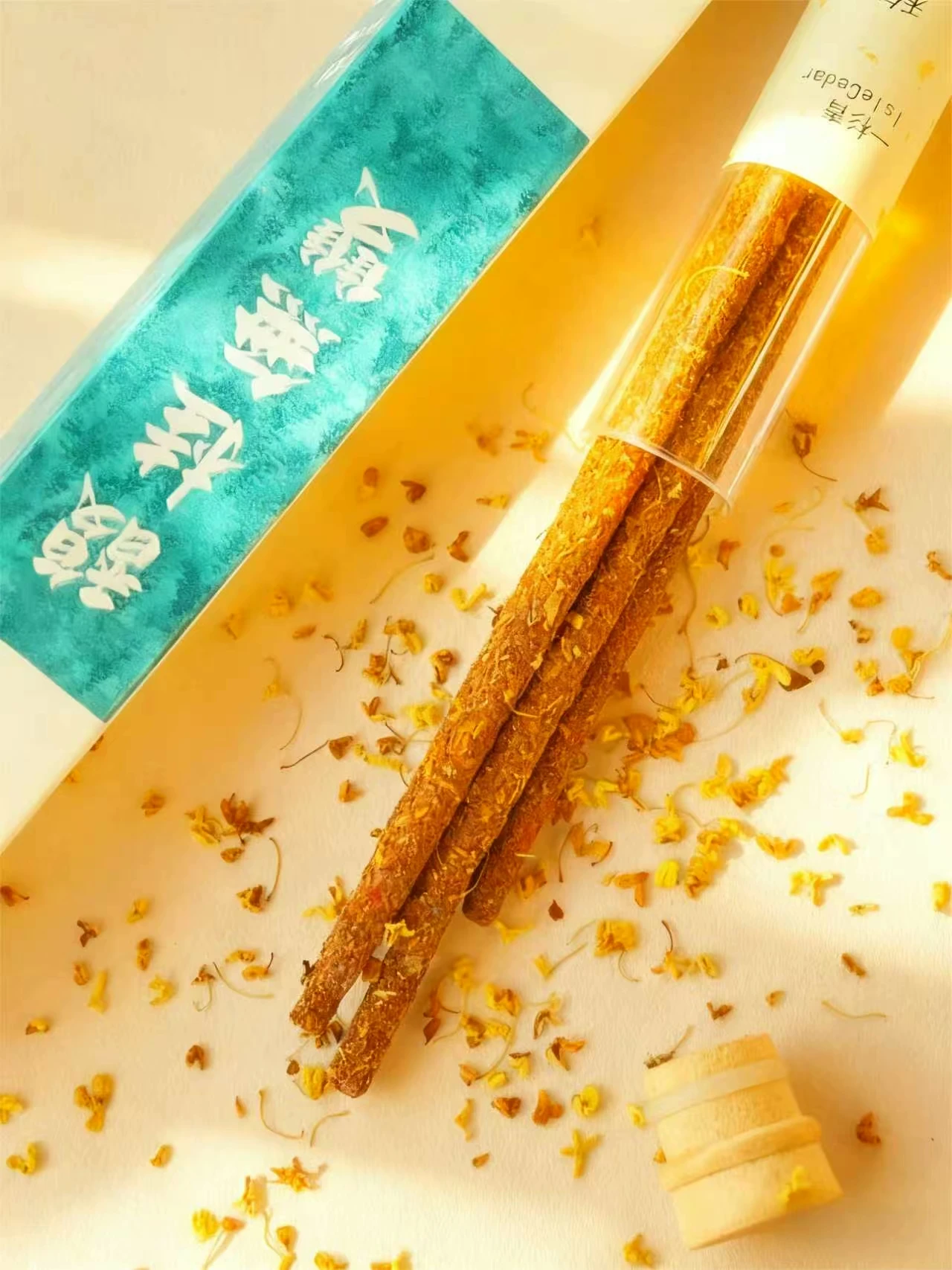 Osmanthus incense, petal incense, home aromatherapy, incense, lasting niche atmosphere