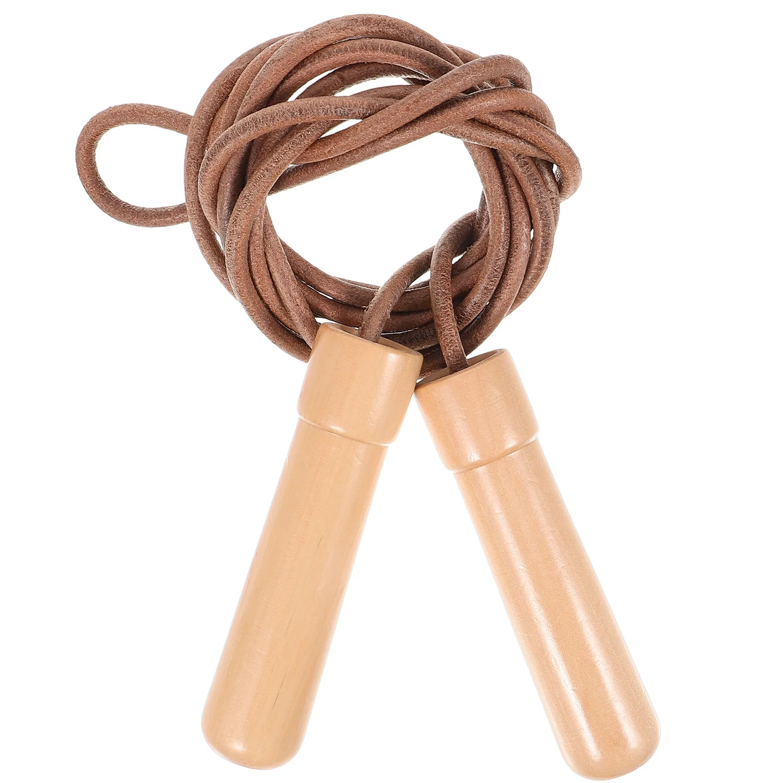 

Wooden Handle Jump Rope Lightweight Wear-Resistant Fitness Skipping Rope for Outdoor Workout Exercise Sports Supplies