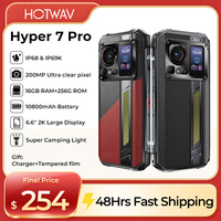 【ship from Germany】HOTWAV Hyper 7 Pro Rugged Smartphone 5G 200MP Android14 6.6 ''+120Hz Cellphones 36GB 256GB 10800mAh 33W Phone