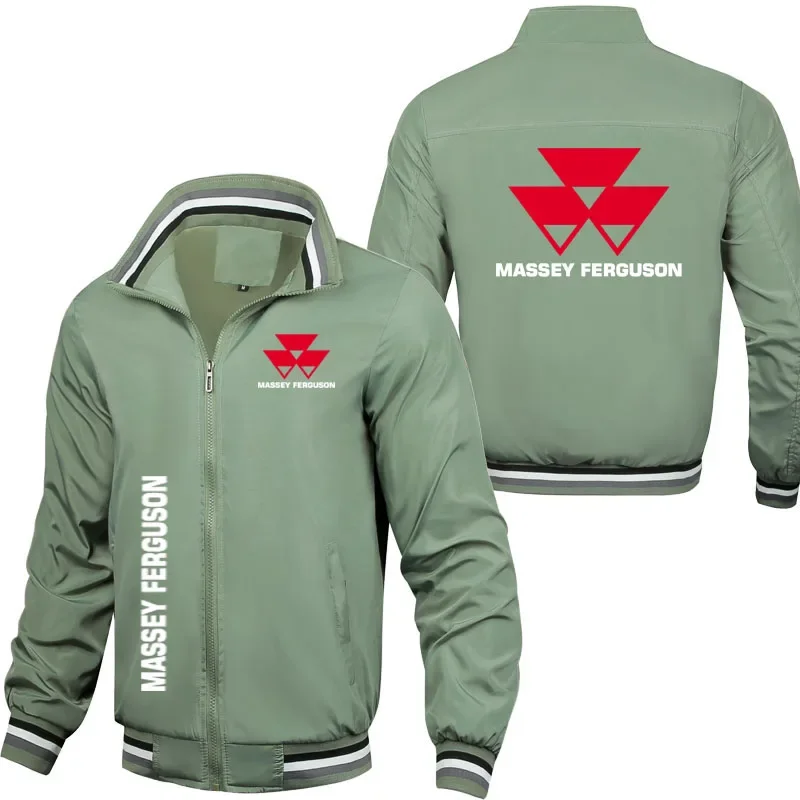 2025 ربيع الخريف ماسي فيرغسون شعار مطبوعة موضة الرجال ma1 الطيران سترة معطف سستة الترفيه الرياضة الرجال سترة #5