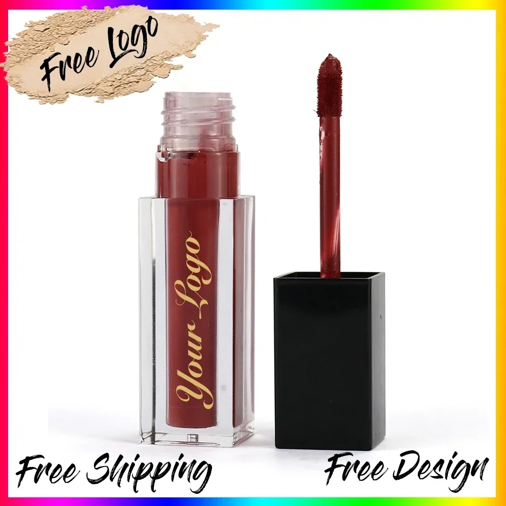 Hochwertiger Lipgloss Nude Vegan Glossy Makeup Private Label Lipgloss Großhandel P32 P33