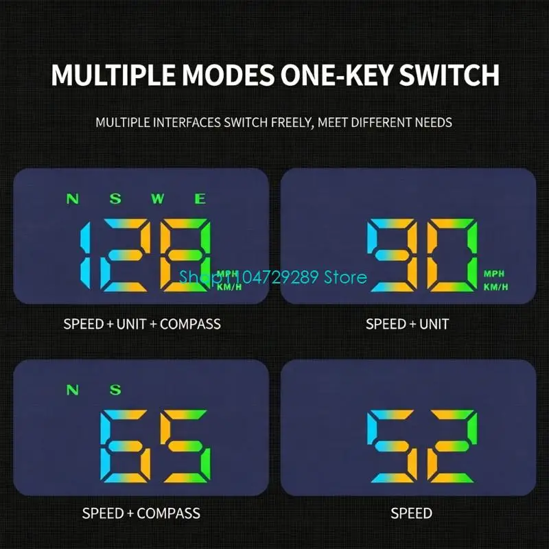 D8KE Vehicle Speed Projector with Display Automatic Brightness Adjustment for Car