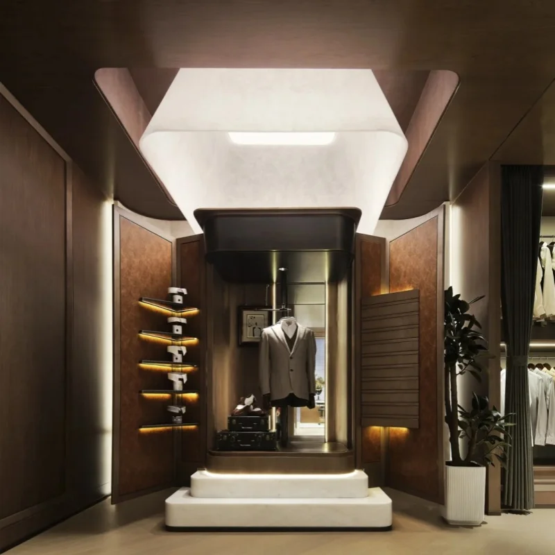 

2025 New Luxury Winter Men's Suits Blazer 1 Piece Jacket Double Breasted Peak Lapel Long Coat Luxury Customized Male Clothing