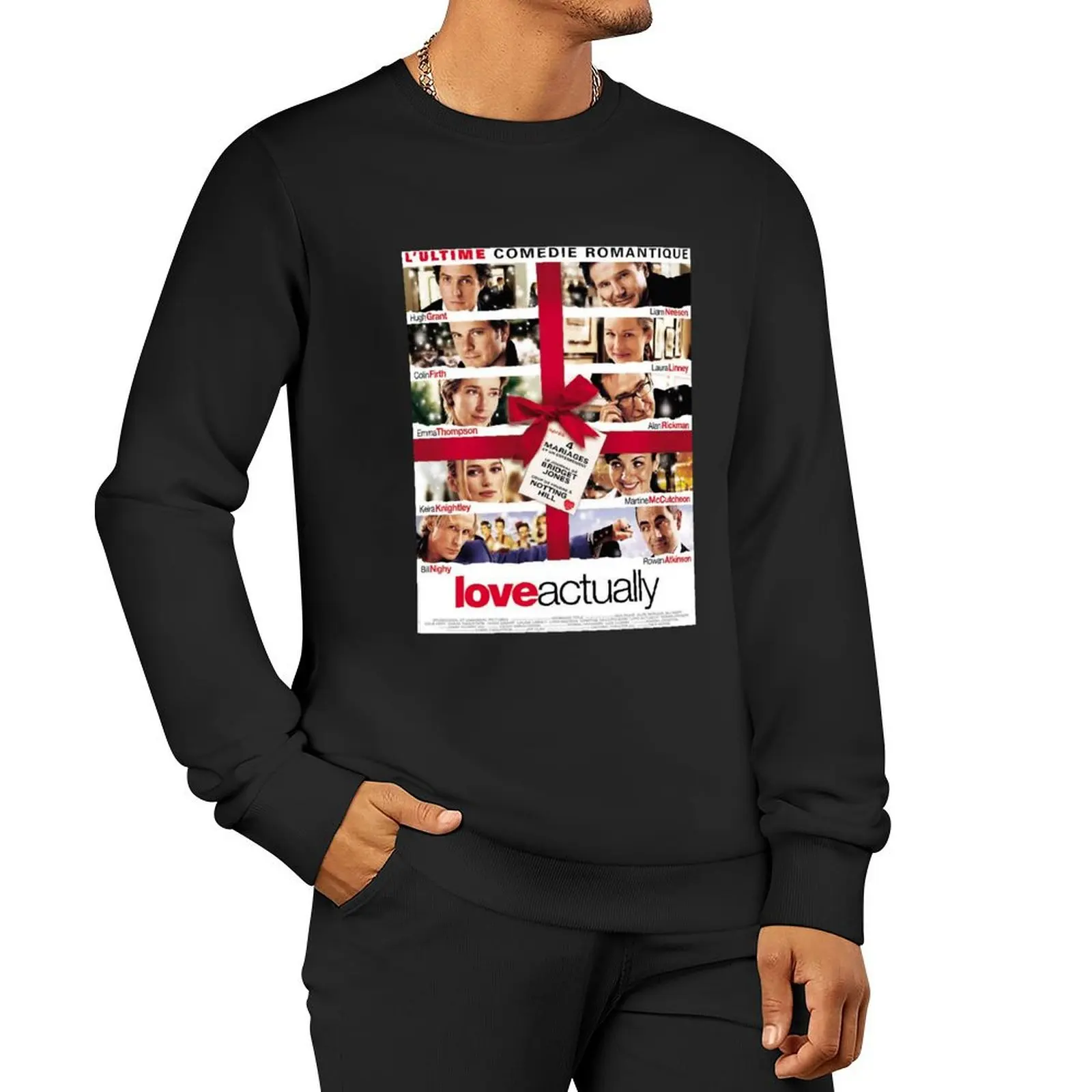 Awesome Move Hugh Grant Love Actually Who Loves Movie Pullover Hoodie anime clothes new hoodies and sweatshirts