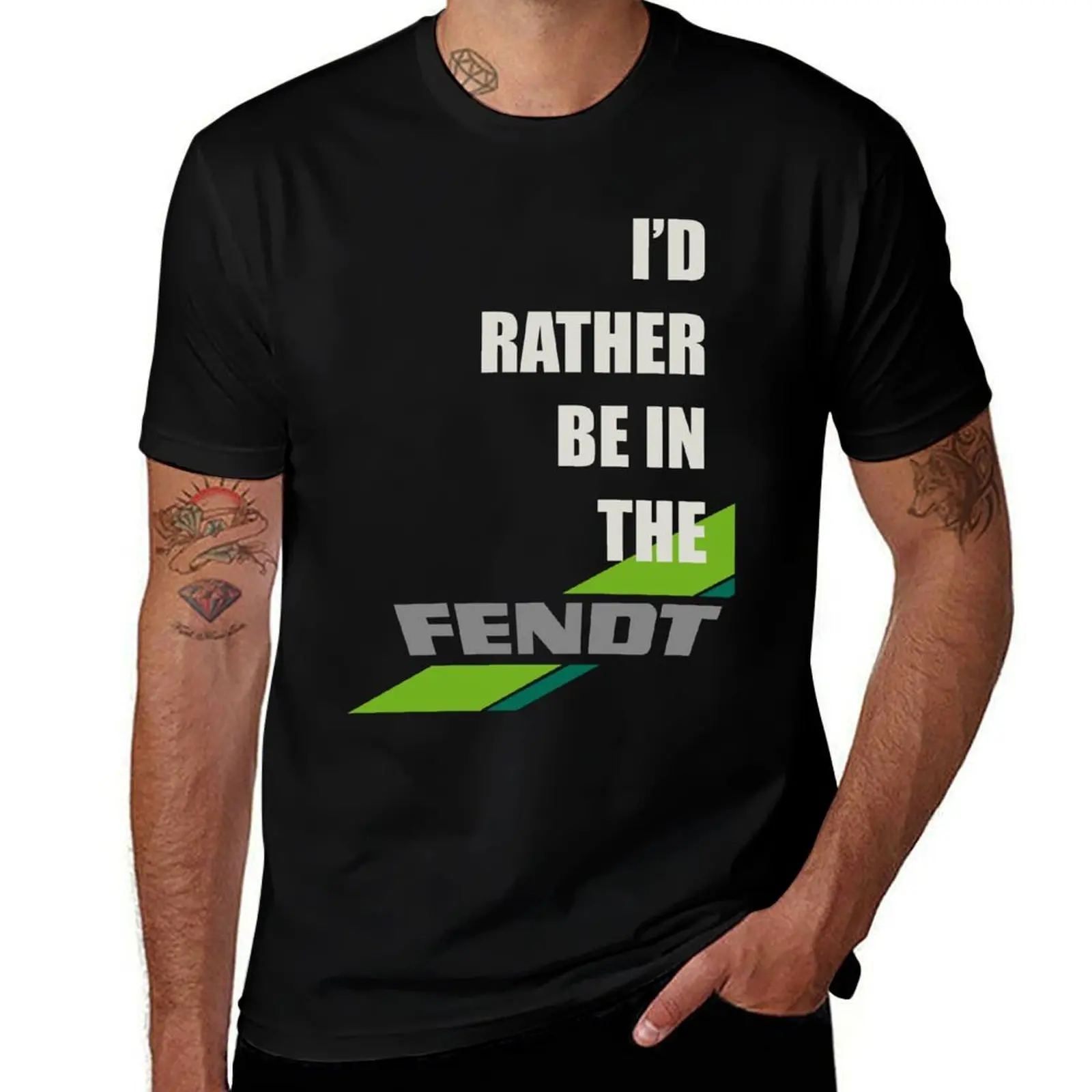 

I’d rather be in the Fendt tractor fun T-Shirt t shirts for man cotton t shirt man designer t shirts for man pack cotton T-Shirt