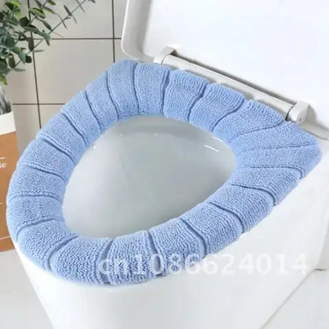 

Winter Soft Washable High Quality Common Nordic Toilet Seat Pads Household Bathroom Toilet Cushion Random Color