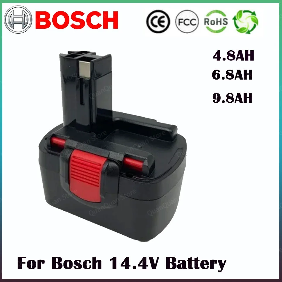 

For Bosch 14.4V 4.8AH/6.8AH/9.8AH Battery For Bosch D70745 2607335273 BAT038 BAT040 BAT140 BAT041 Power Tool Battery