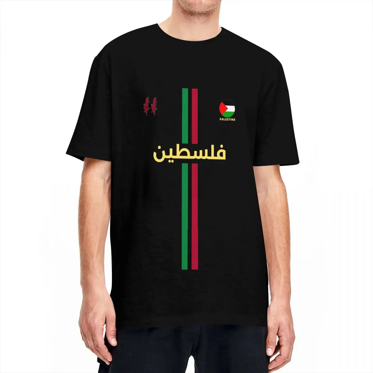 Men Women T-Shirt Palestines Flag T-Shirts Trendy Cool Palestinians Map Beach Tee Shirt Streetwear Cotton Clothing Plus Size 5XL