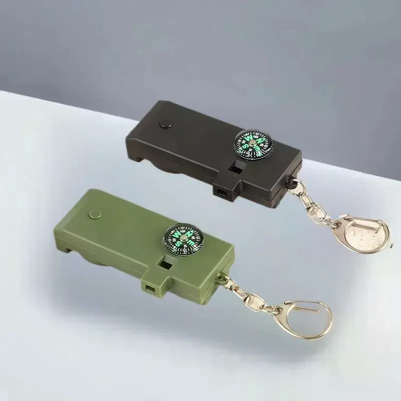 

Survival Whistle 5 In 1 Outdoor Whistle With Telescope Survival Gear Whistle Survival Equipment Magnifying Flashlight For Fishin