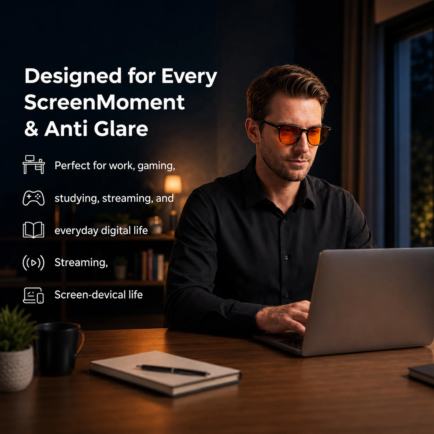Blue Light Blocking Glasses Re - Gaming Glasses Blue Light recension och pris