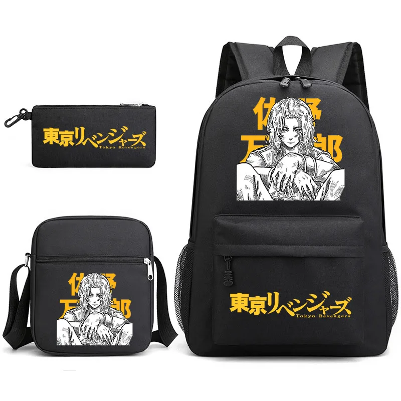 Mochila De Los Vengadores de Tokio para niños, bolsa escolar para estudiantes adolescentes, bolsa informal para niños y niñas, bolsa de viaje al aire libre, bolsa con estampado de Anime