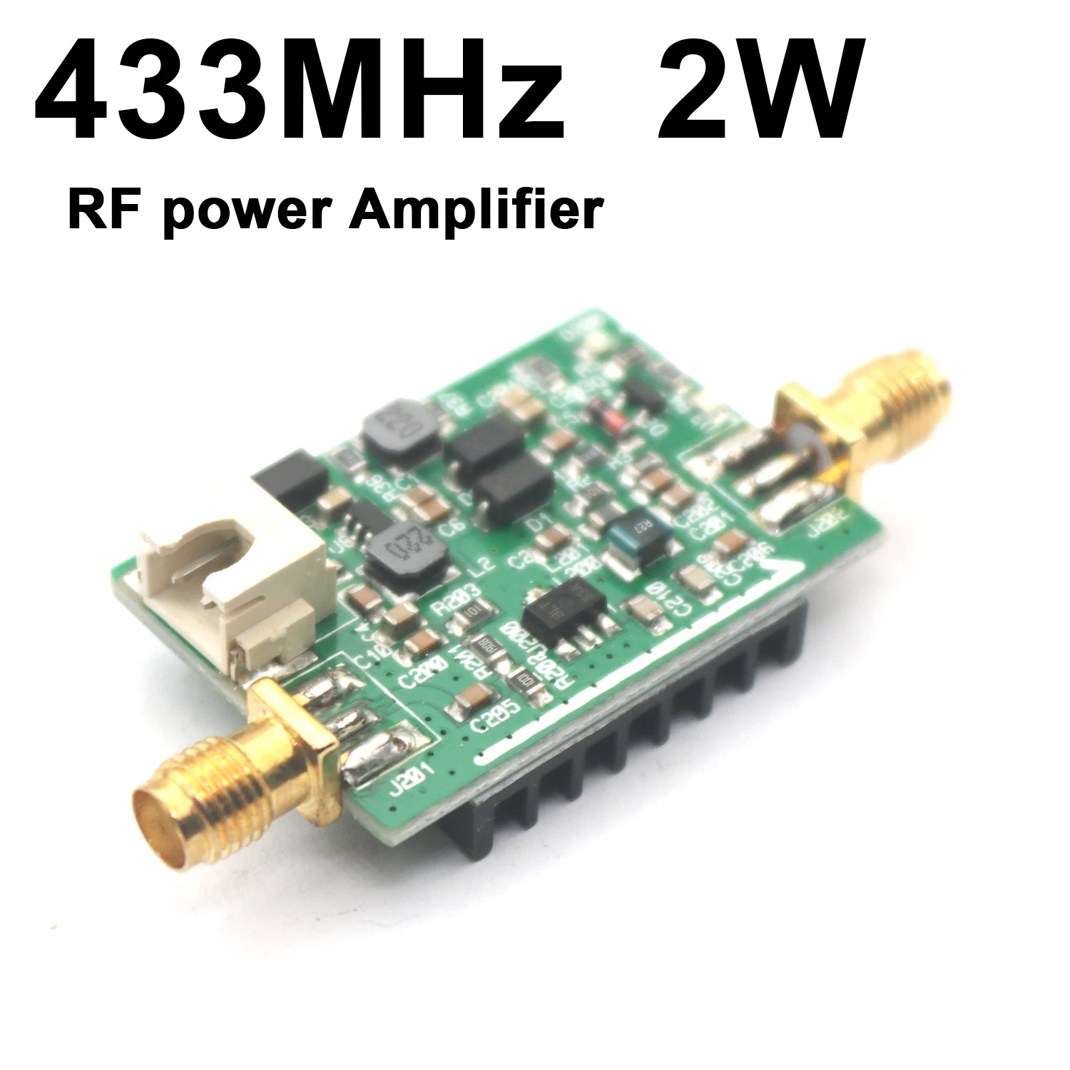 

433Mhz 2W RF power Amplifier wireless communication Radio Transmitter Walkie-talkie signal AMP BLT53 6V 33dbm SX1278 SI4432