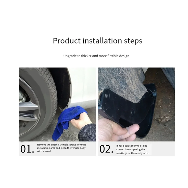 

For Dodge Ram 1500/2500/3500 2010-2018 Car Mudflaps 4PCS Mudguard Splash Guard Fender Flap Auto Accessories